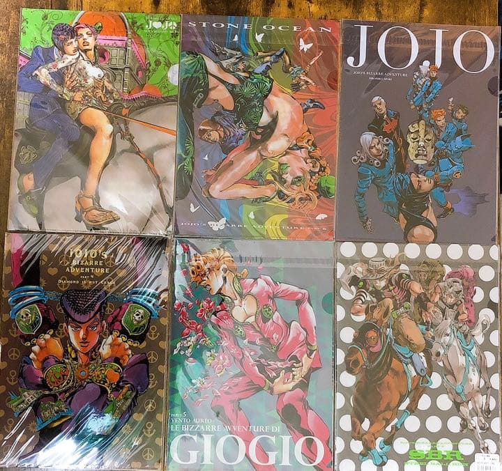 ジョジョの奇妙な冒険　荒木飛呂彦原画展　ジョジョ展　クリアファイル