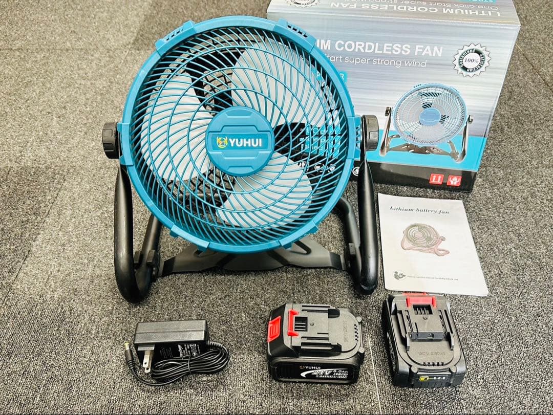 携帯扇風機 卓上扇風機 12インチ充電式 キャンプ アウトドア マキタ18V互換