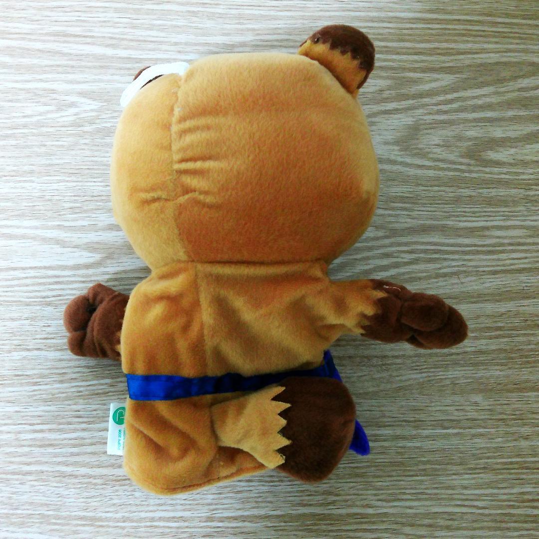 どうぶつの森　たぬきち　パペットぬいぐるみ　任天堂　2005　当時モノ