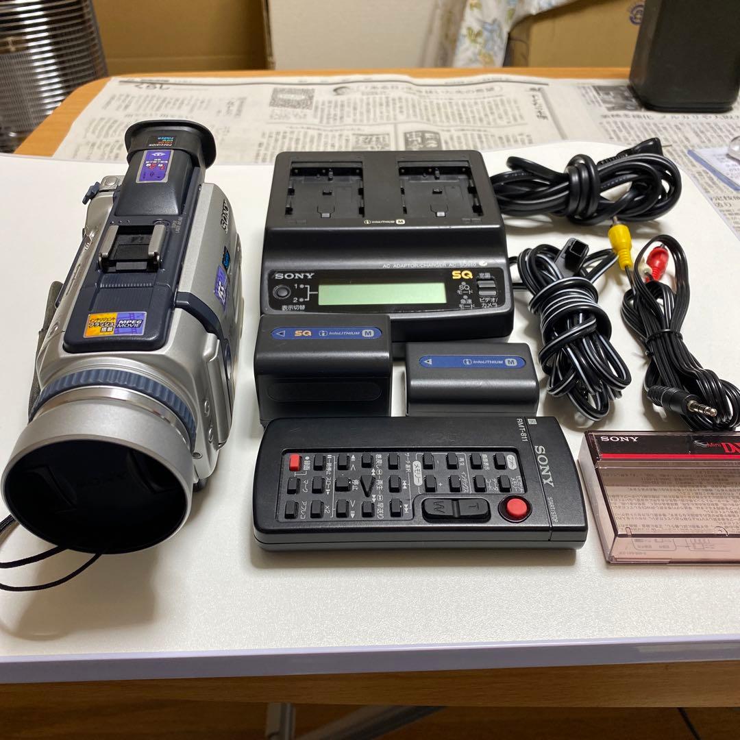 【ソニー /デジタルビデオカメラ】ハンディカム【DCR-TRV30】昭和レトロ品