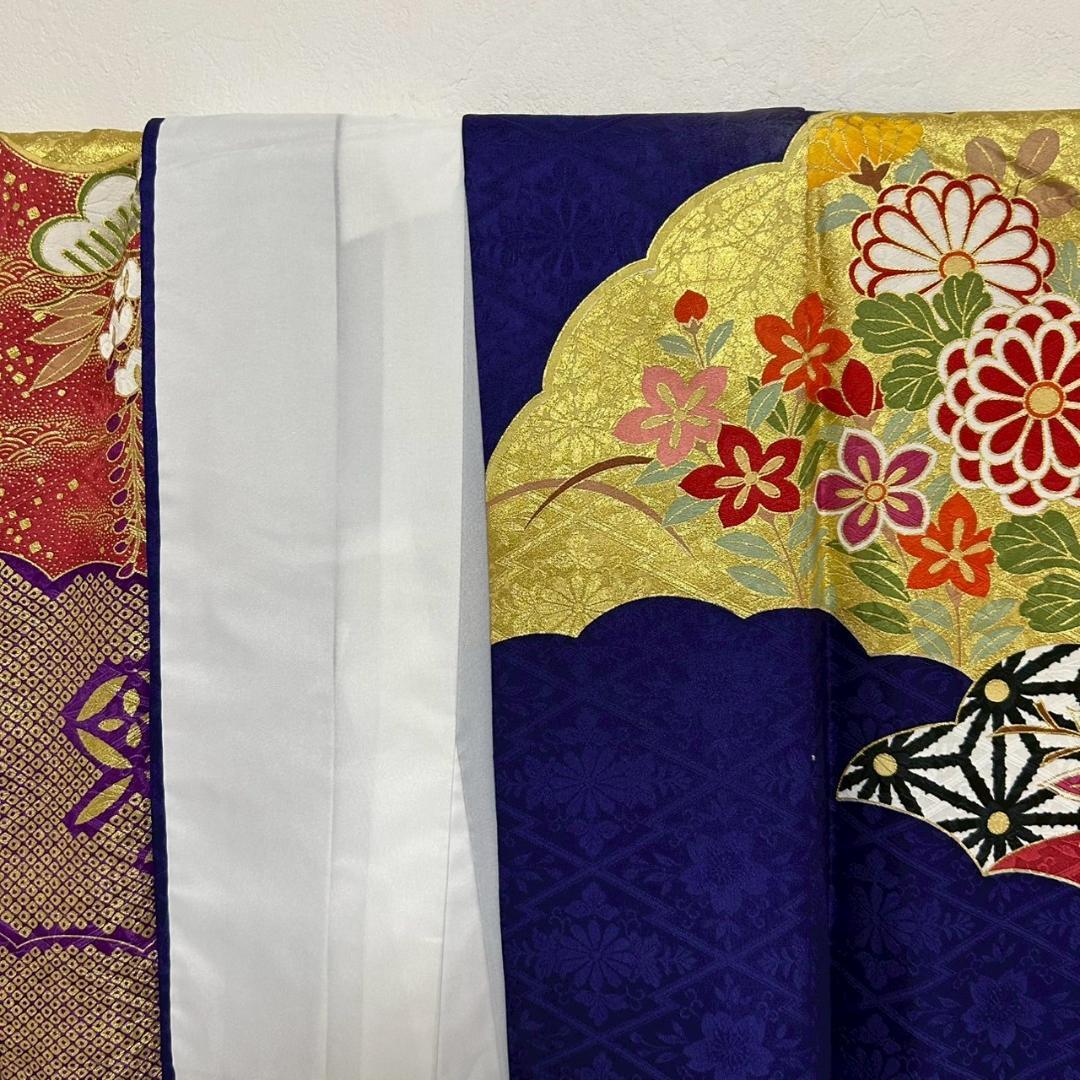 KP1773 振袖 身丈169cm 正絹 着物 成人式 トールサイズ