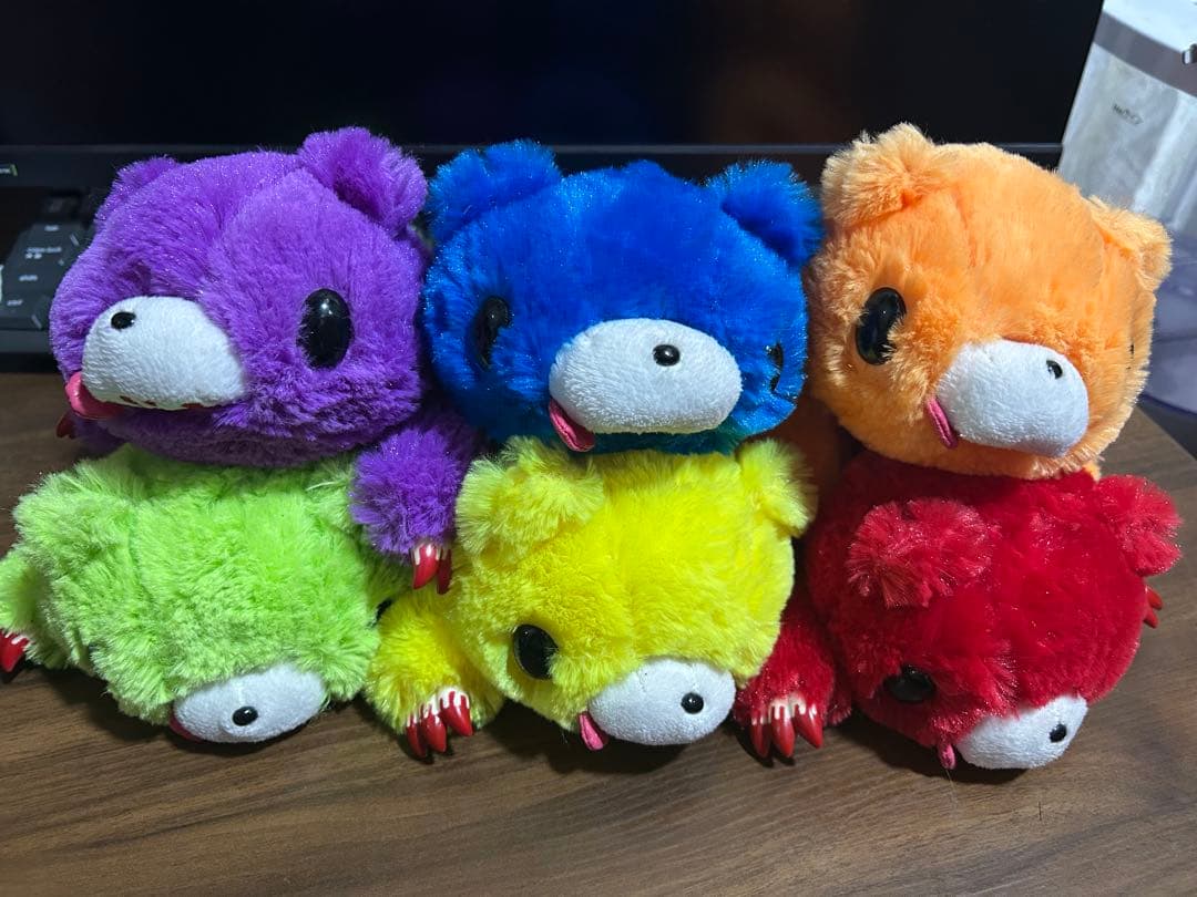 チャックスGP　グルーミー　ぬいぐるみ　6点セット