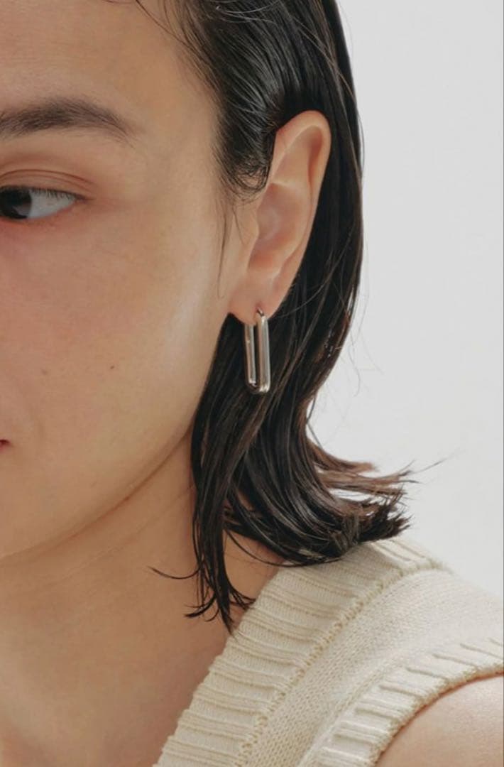 TODAYFUL Oblong Hoop Pierce オブロングフープピアス