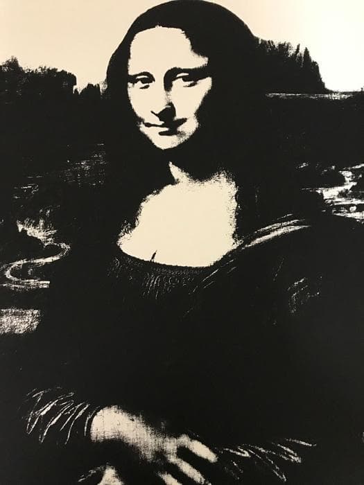 Sunday B モナリザ Black on Vellum/ポスター