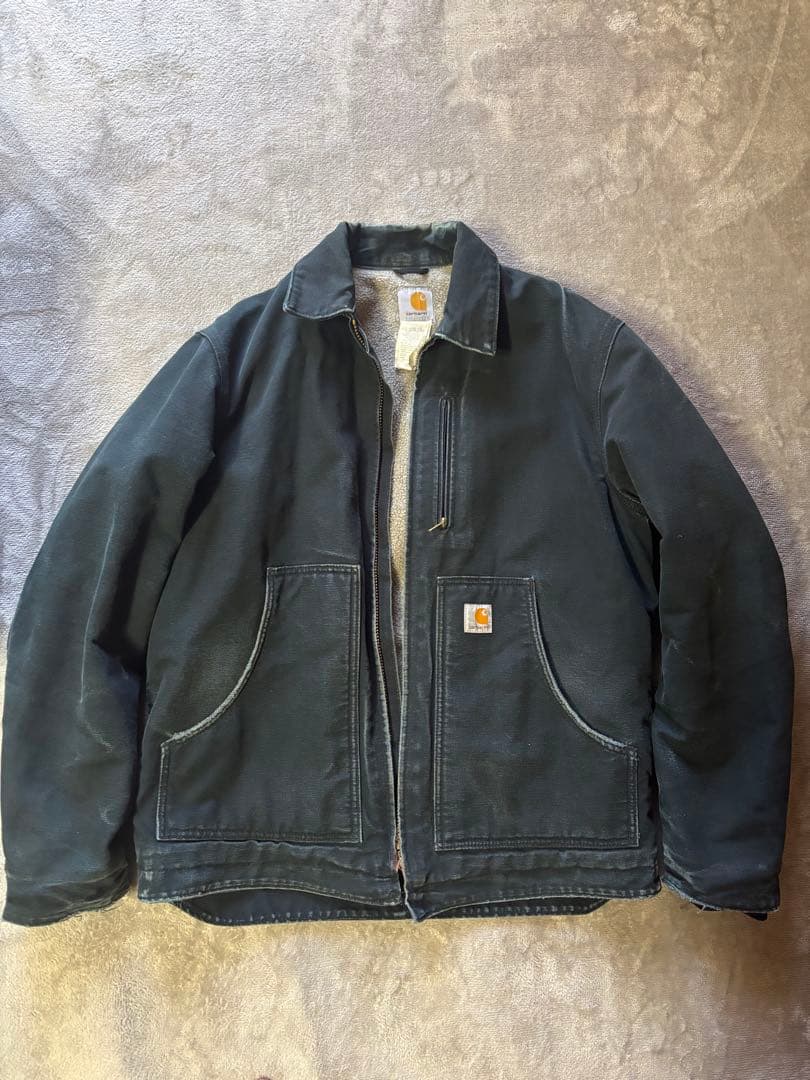 Carhartt ブラック ジップアップジャケット