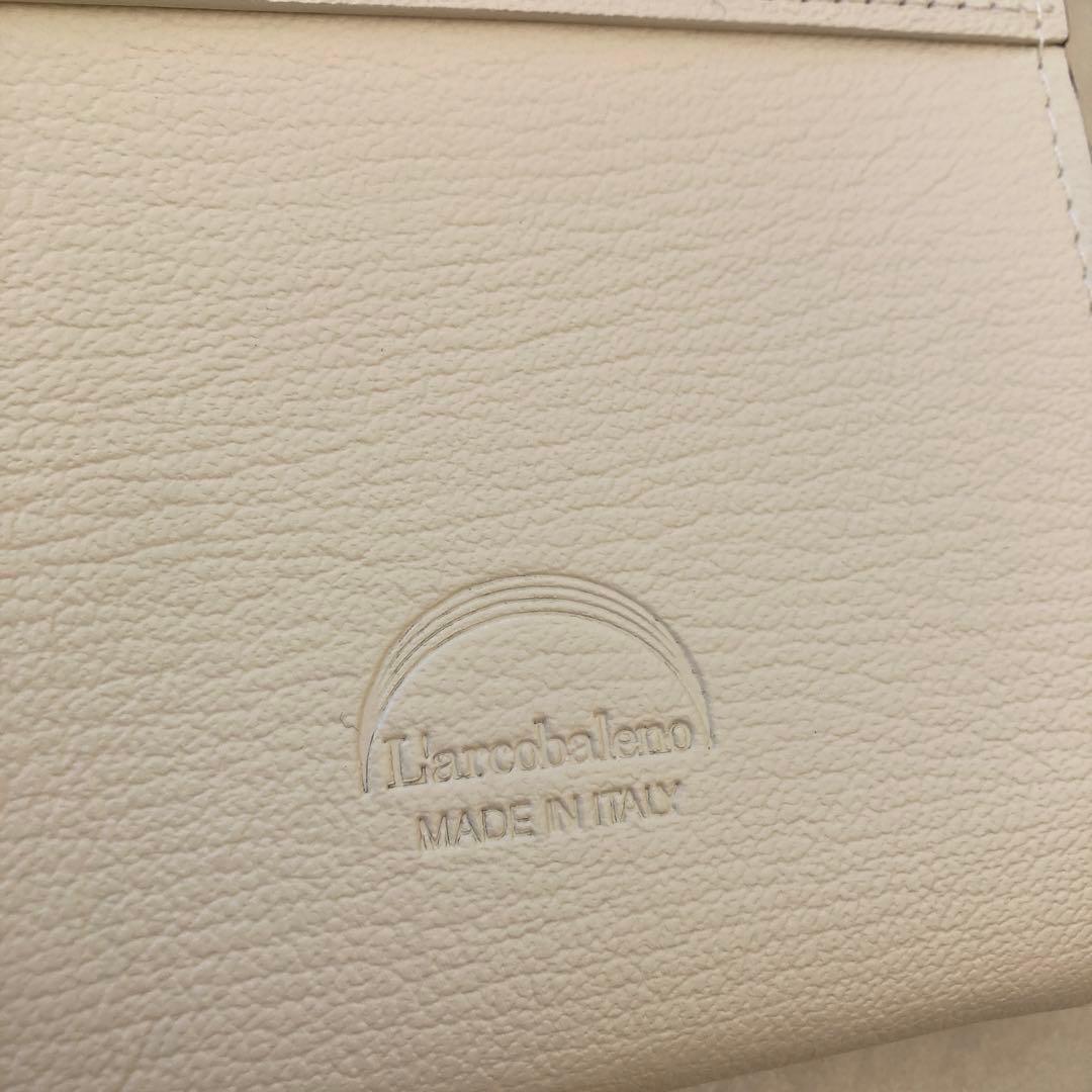 【新品未使用】定価4.6万円L’arcobalenoフラップショルダーウォレット