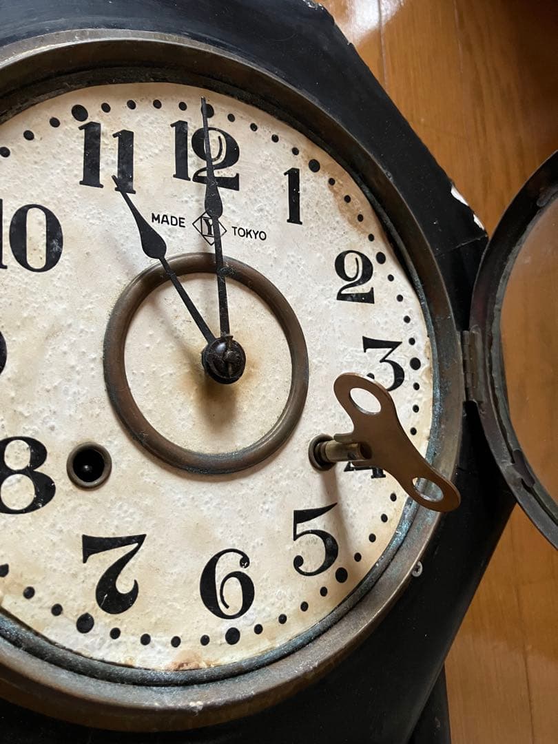 アンティーク柱時計 振り子時計 掛け時計 戦前