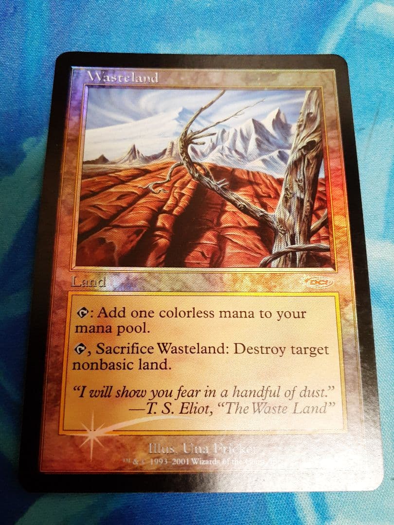 mtg 不毛の大地　英語　foil プロモ　褒賞プログラム