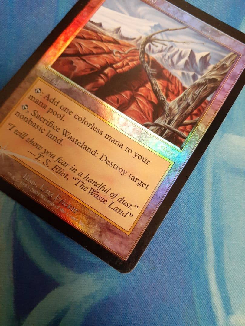 mtg 不毛の大地　英語　foil プロモ　褒賞プログラム