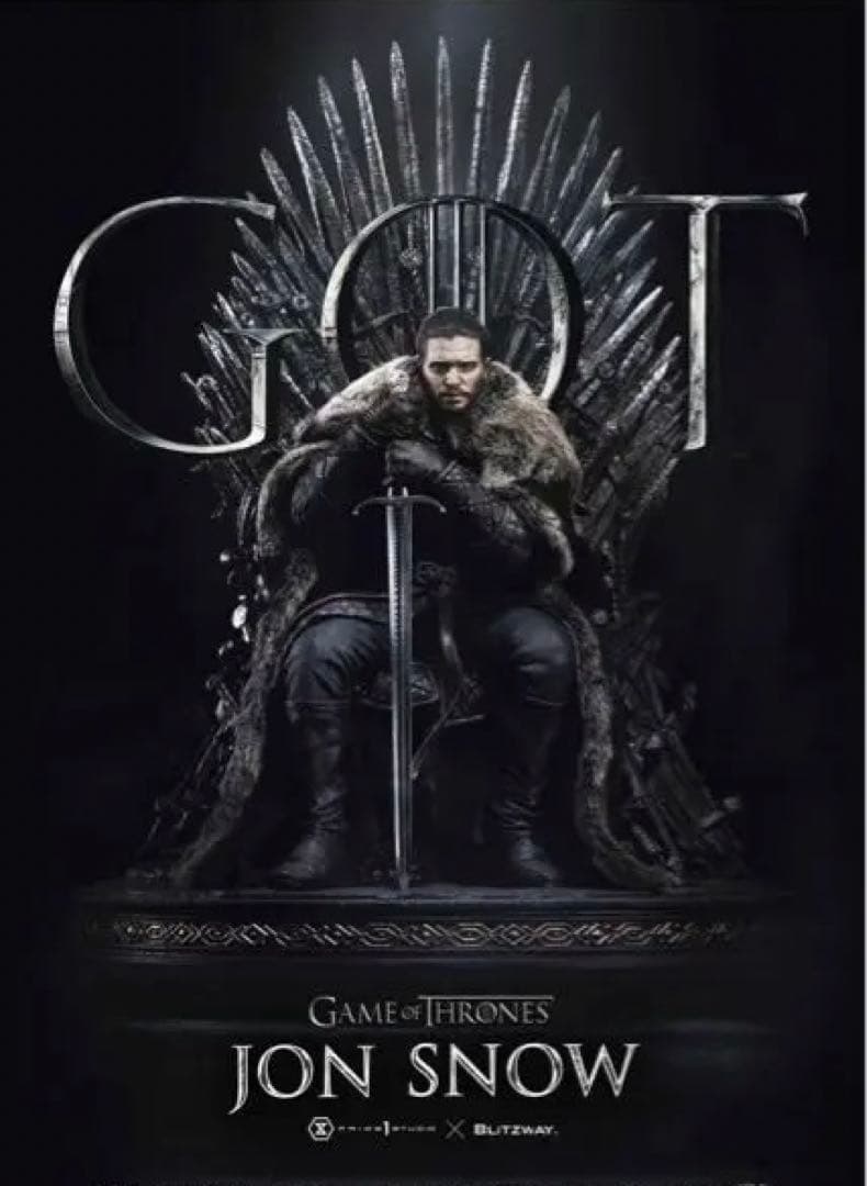 超レア限定　ゲーム・オブ・スローンズ ジョン・スノウ　1/4スケール　フィギュア