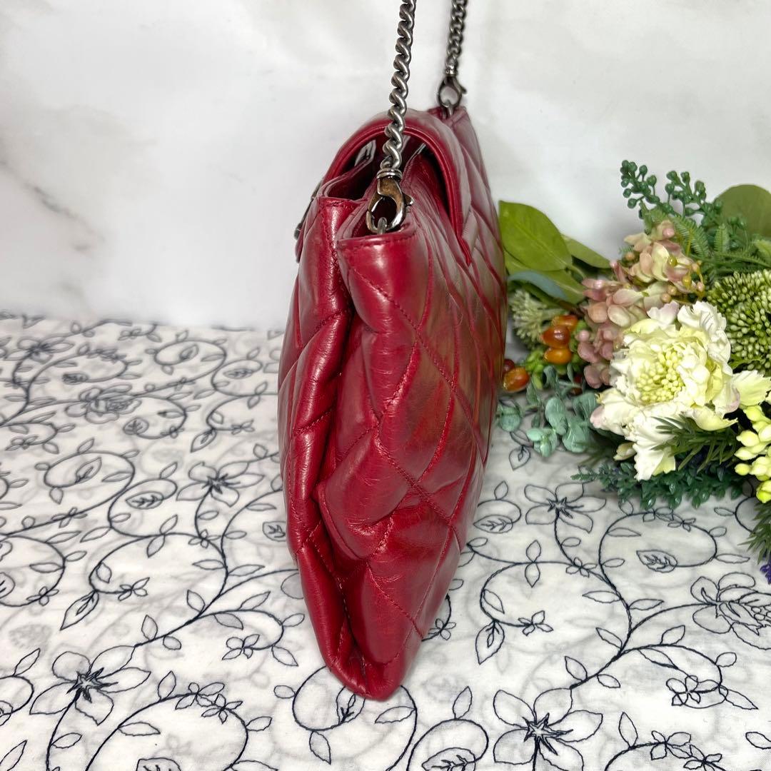 CHANEL シャネル【極美品】マトラッセ ココマーク チェーンショルダーバッグ