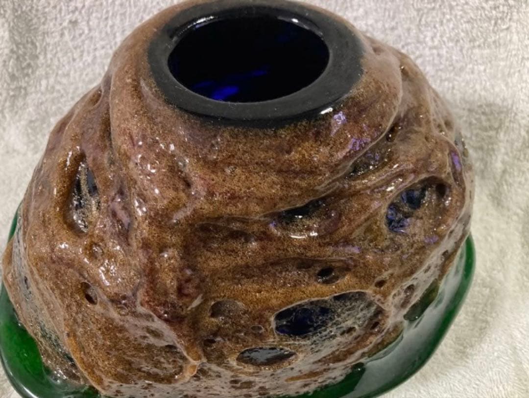 稲嶺盛吉　茶泡大花瓶