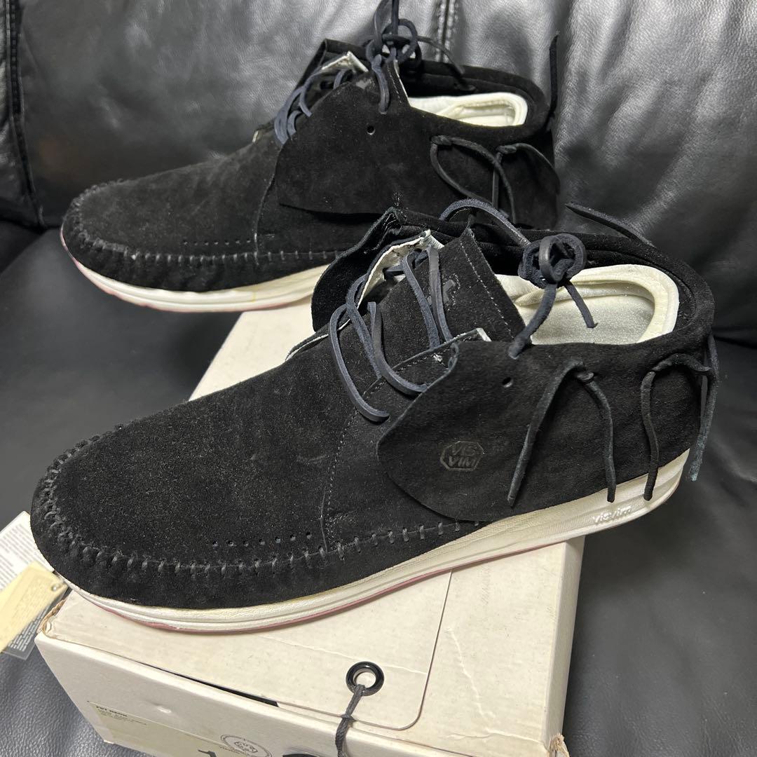 VISVIM FBT NEON BLACK 黒 スエード モカシン 29cm