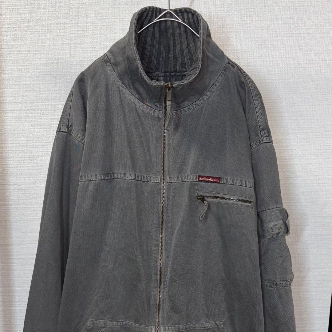 Marlboro Classics ブルゾンジャケットグレー アウター マルボロ