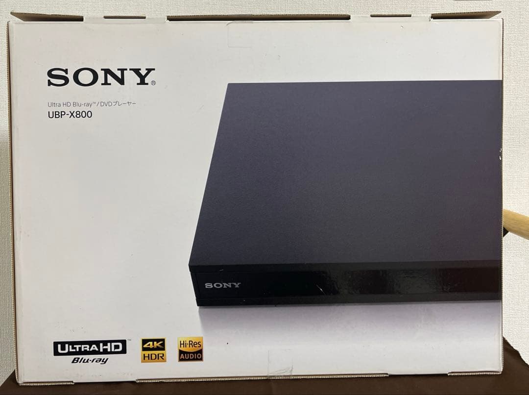 開封品　SONY UBP-X800 Ultra HD Blu-rayプレーヤー