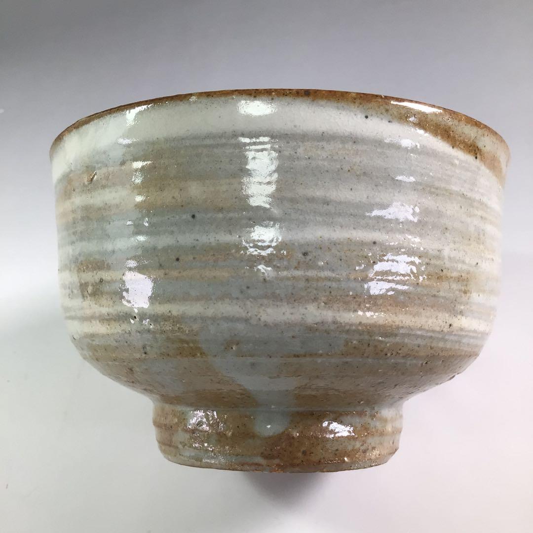 Ｒ６３９　茶碗　『高麗焼』『李方子　楽善斎造』『刷毛目茶碗』　共箱　茶道具