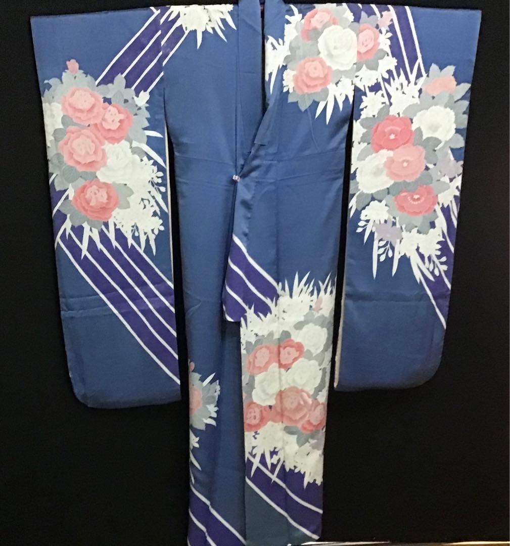 正絹　振袖　長襦袢　袋帯セット　豪華振袖　576-6