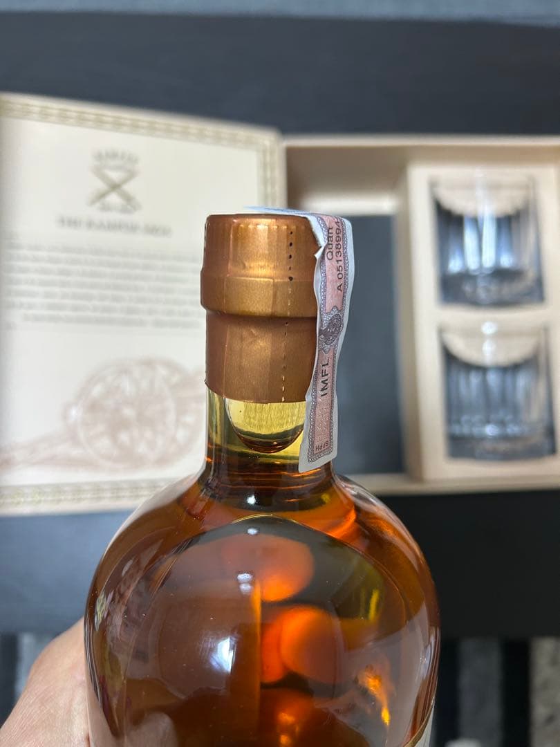 RAMPUR DOUBLE CASK ウイスキー 750ml グラス付き