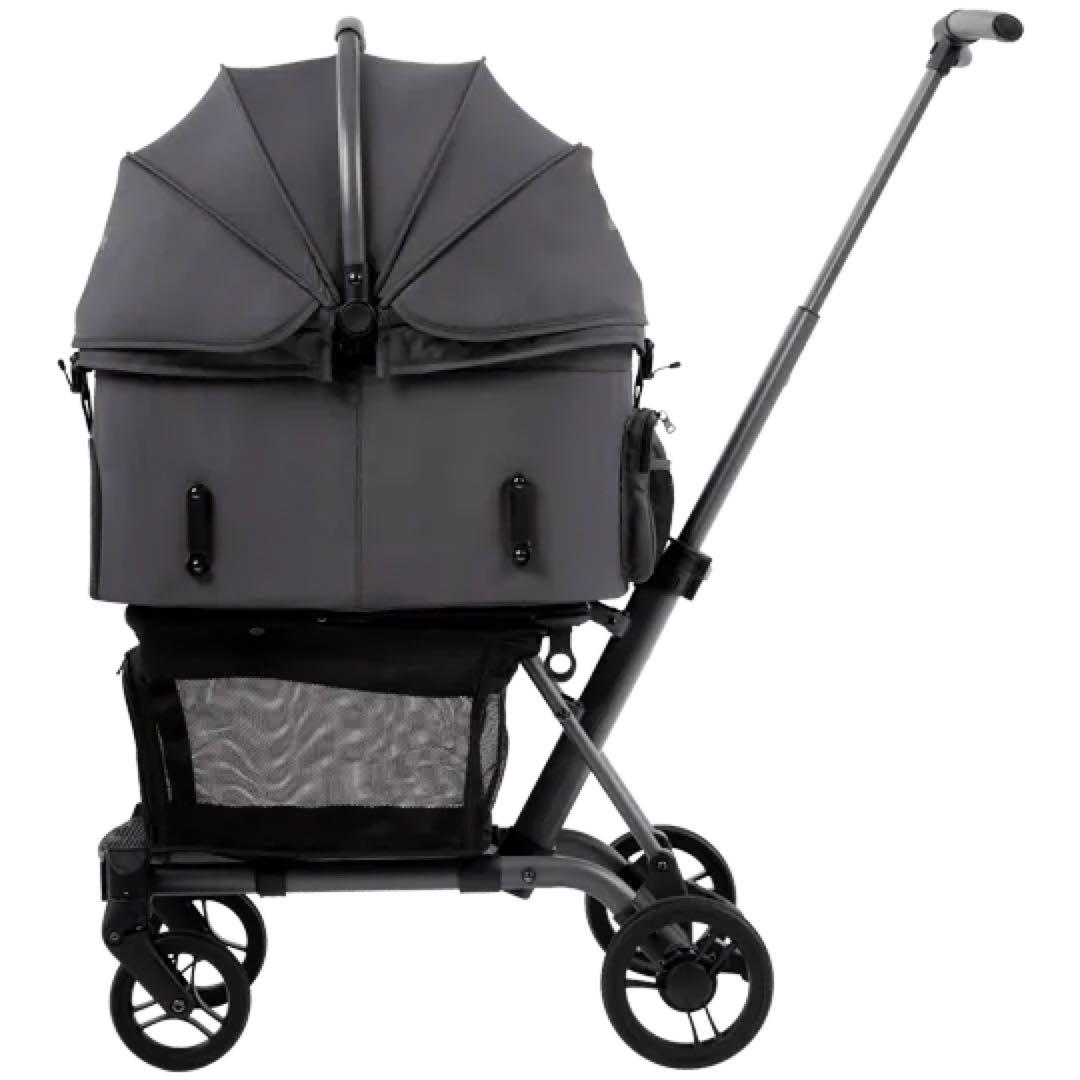 AIRBUGGY WIZ Xディムグレー ペットカート オールインですぐ使える