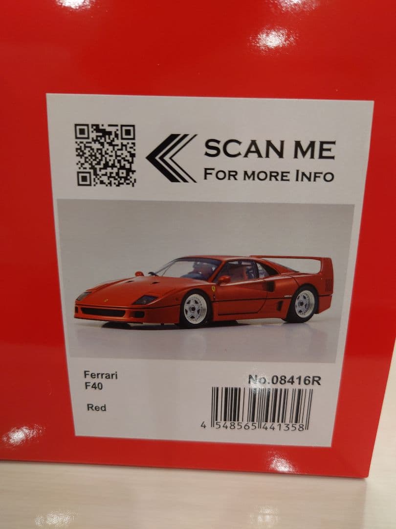 新品 Ferrari F40 赤 RED 1/18 京商 KYOSHO
