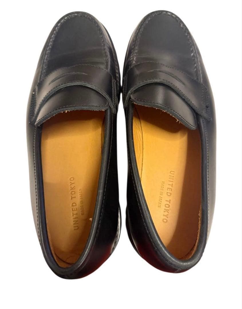 【美品】UNITED TOKYO ローファー 26.5cm Vibram