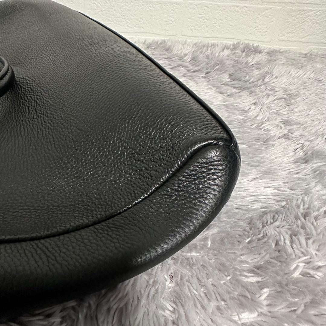 未使用級美品　MURA ムラ　ビジネスバッグ　ブラック　黒　レザー