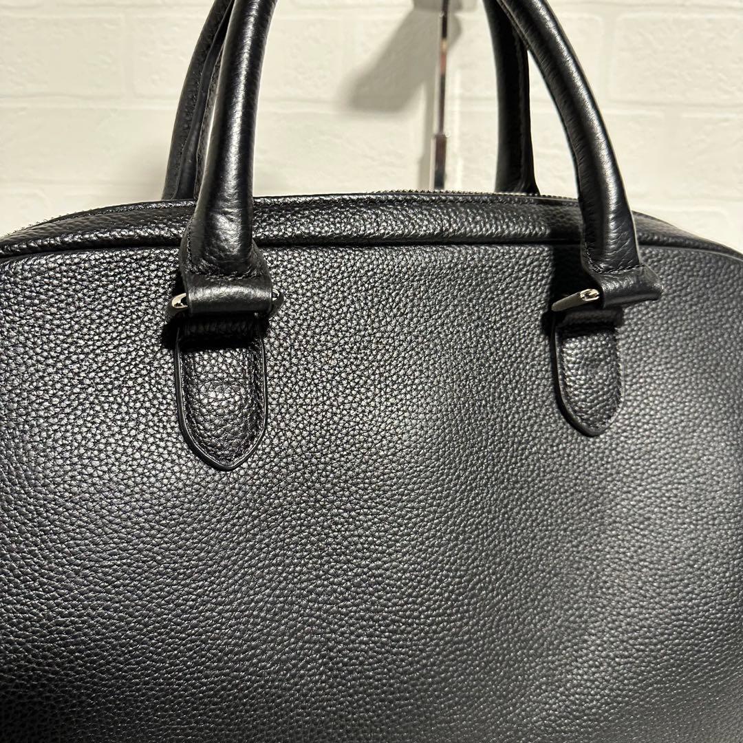 未使用級美品　MURA ムラ　ビジネスバッグ　ブラック　黒　レザー