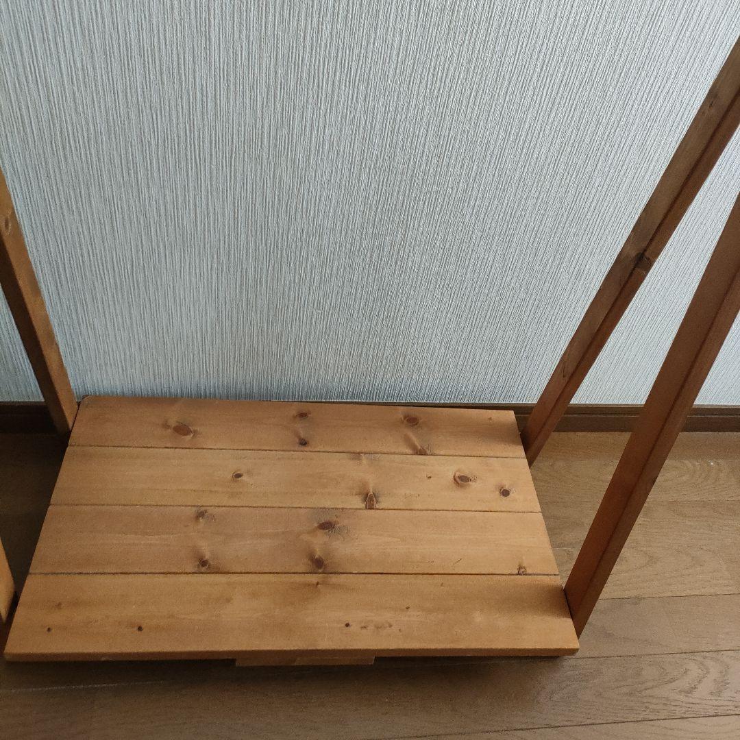 3838　アンテイーク　ハンガーラック　木製