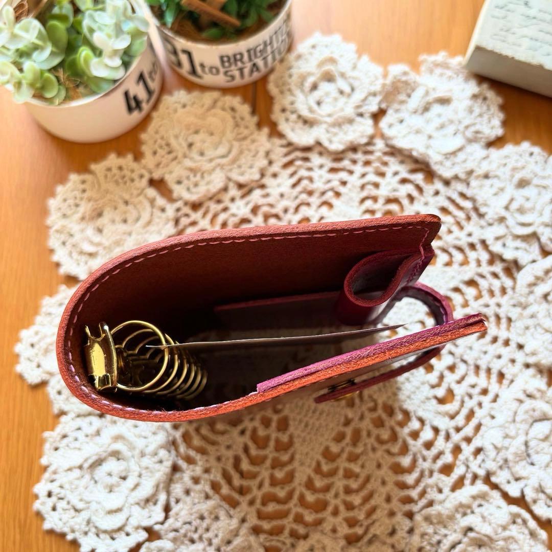 ミニ6 ルガトショルダー システム手帳　牛革　本革　レザー　M6 手帳カバー