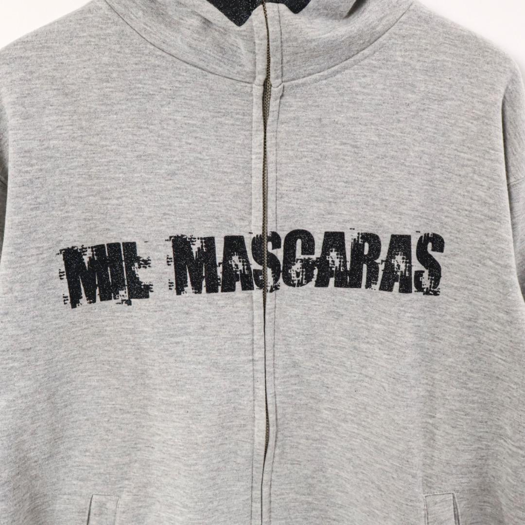 H4563-76◾️ミルマスカラス　コットン混　マスクパーカー