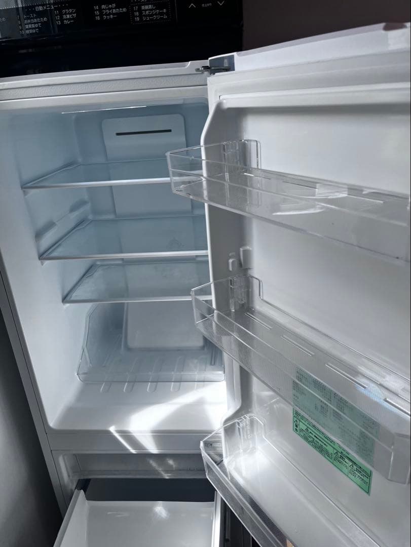 【美品】冷蔵庫 ホワイト KRSN-15A-W 154L