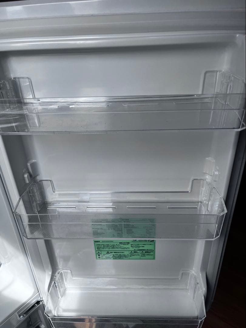 【美品】冷蔵庫 ホワイト KRSN-15A-W 154L