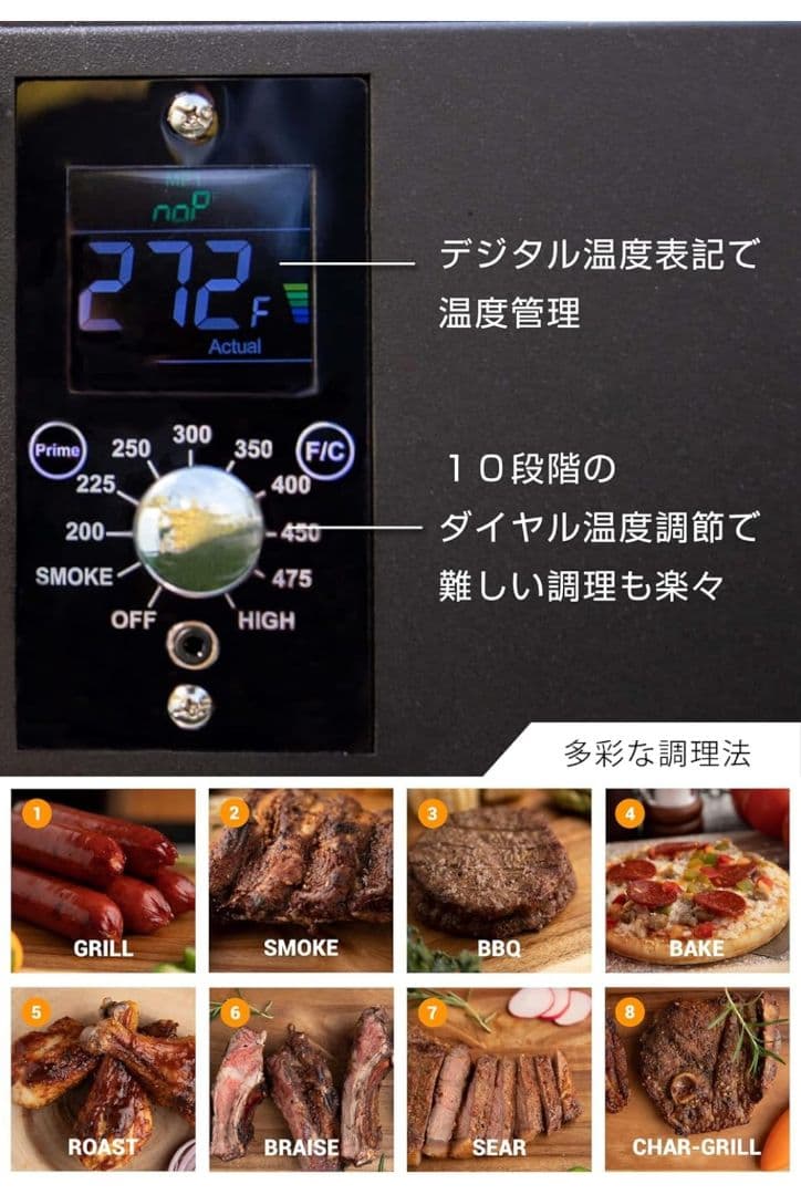 ASMOKE AS300 ポータブルグリル ブルー スモーク BBQ