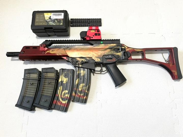 G36c 東京マルイ　フェニックスペイント　荒野行動スキン　ホロサイト付