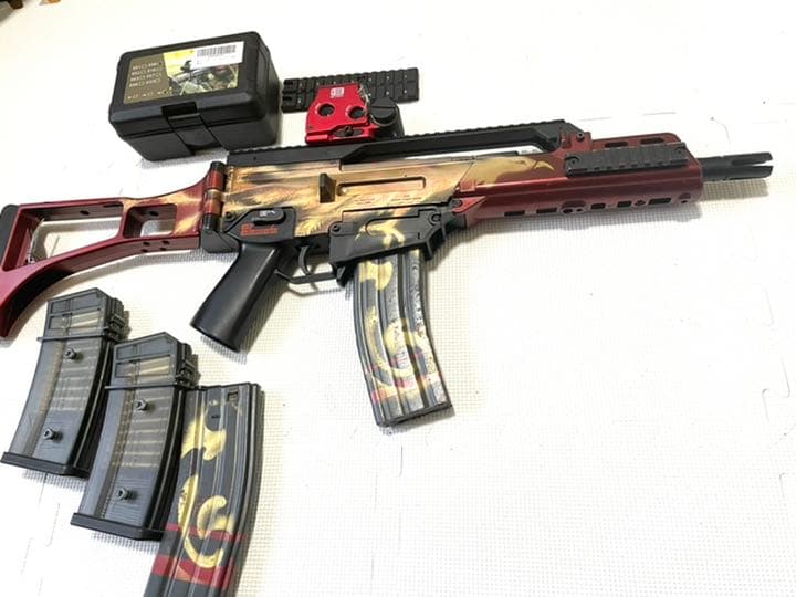 G36c 東京マルイ　フェニックスペイント　荒野行動スキン　ホロサイト付