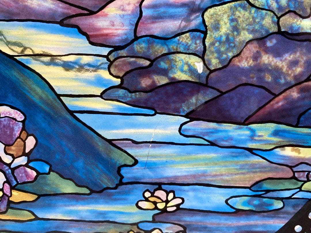 自然の風景 ステンドグラス グラスマスターズ ランドスケープ 円形