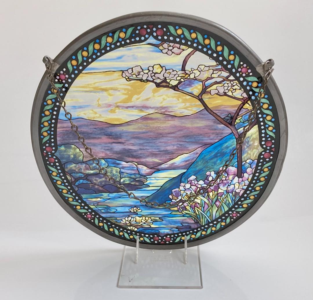 自然の風景 ステンドグラス グラスマスターズ ランドスケープ 円形