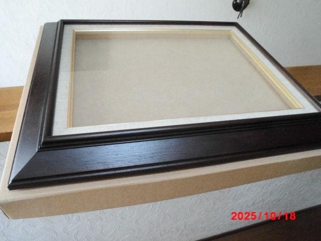 □ 木製デザイン額縁/F6号/A □