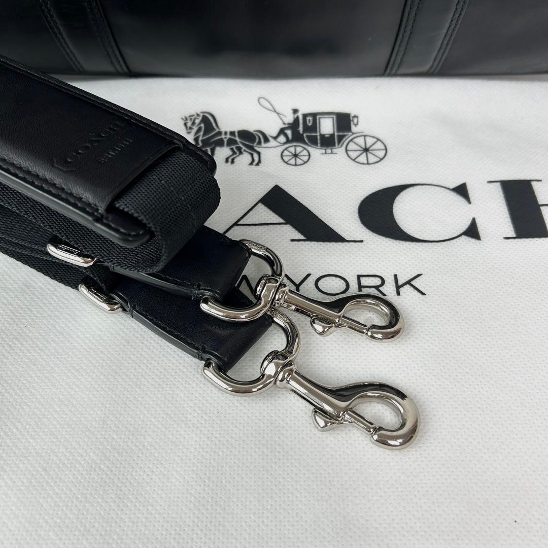 ✅【良品】メンテ済み　コーチ　ビジネスバッグ　COACH ショルダー　レザー