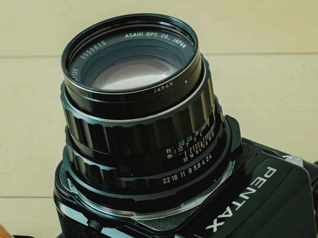 PENTAX67＋105mmF2.4＋付属品多数！！