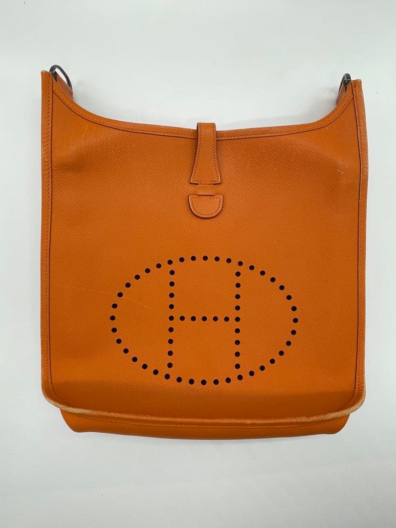 HERMES エルメス エヴリン PM ゴールド □J刻印 ショルダーバッグ