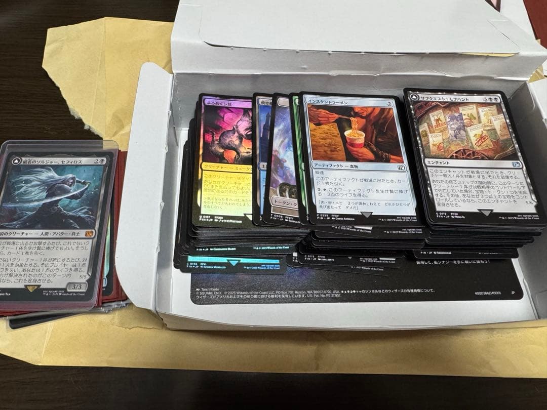 「MTG -ffコラボ　一箱開封セット プレイ未使用 美品 大量まとめ売り」