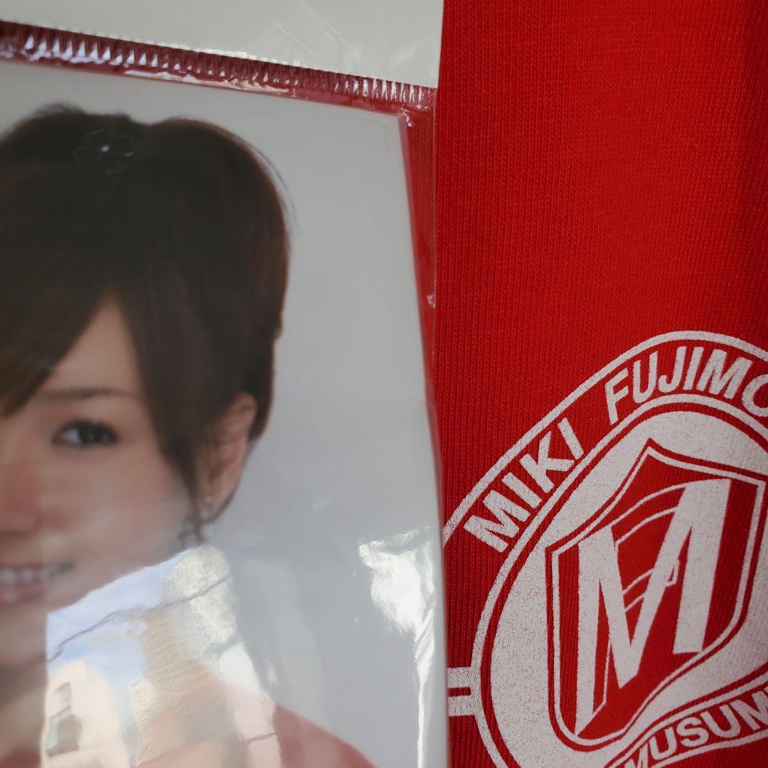 2007 モーニング娘 藤本美貴コンサート半袖 Tシャツ 赤 ミキティ