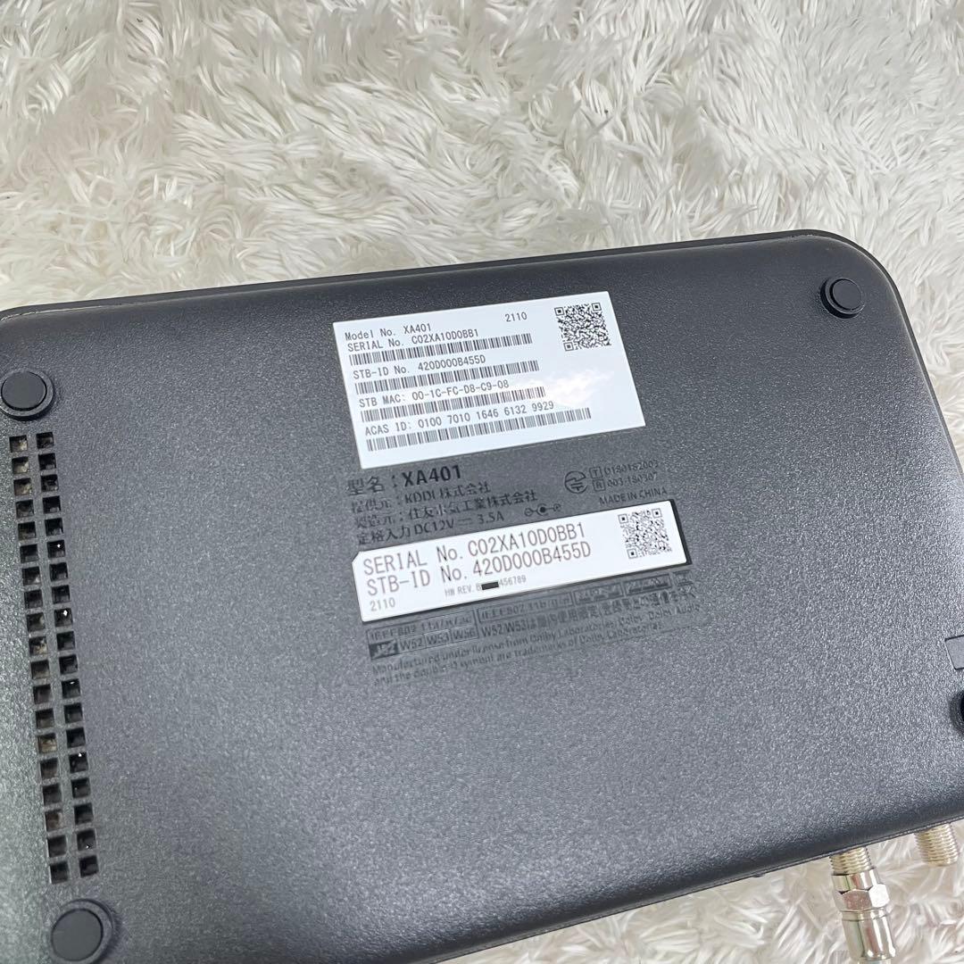 J:COM XA401 CATVチューナー 純正リモコン付き