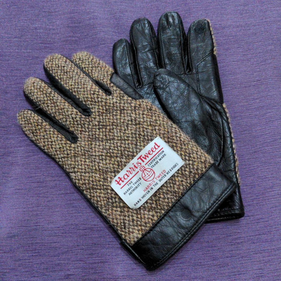 ★新品同様品★ハリスツイード　グローブ　手袋