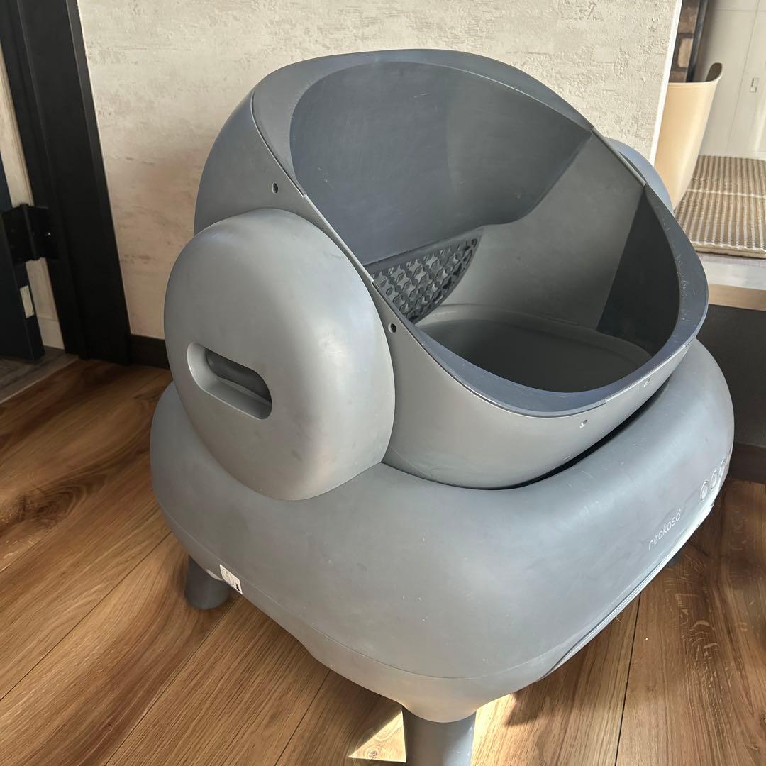 Naekasa 自動猫トイレ M1 グレー 専用袋のオマケ付き