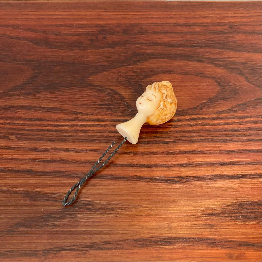 蝋人形　ミニチュア　ドールハウス　ドイツ　ヴィンテージ