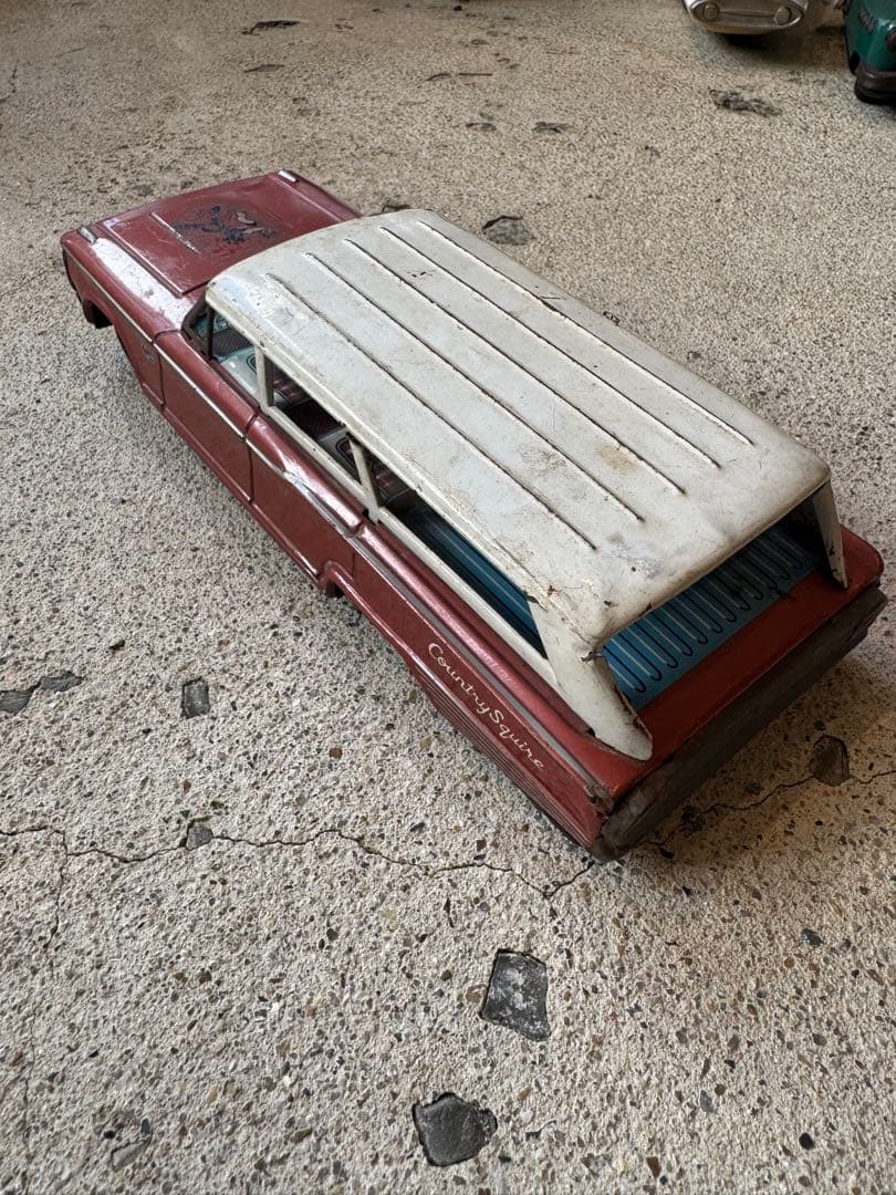 FORD カントリースクワイヤ ブリキ 当時物