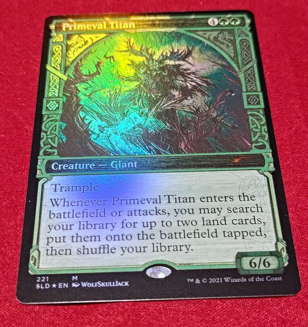 原始のタイタン/Primeval Titan ショーケースFoil版×3枚セット