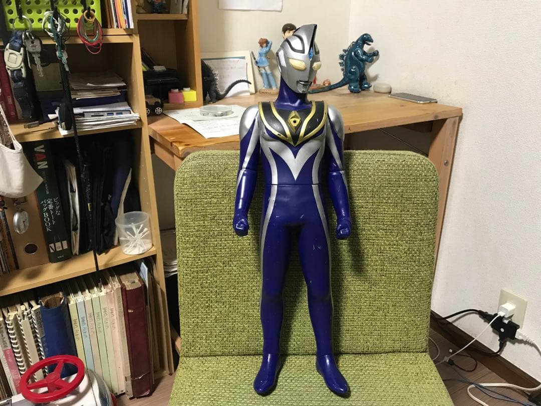 ウルトラマン アグル身長巨大な50cmソフビバンダ日本製です